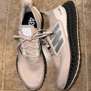Adidas Men’s Blush/Beige and Black Athletic Shoes